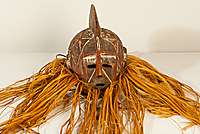 Stammeskunst Afrika (Obervolta): Maskenobjekt (Scheitelplatte 1)